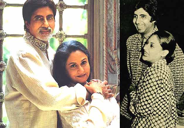 Amitabh Bachchan and Jaya Bhaduri