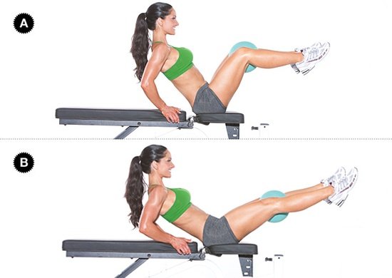 Knee Tucks Are More Effective With A Ball 