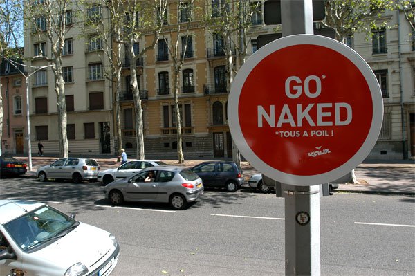 Go naked!!