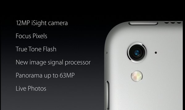 The all new True Tone Flash iSight Camera