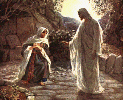 Jesus Meeting Mary