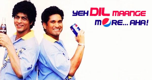 Sachin & Shah Rukh in Pepsi Yeh Dil Maange More