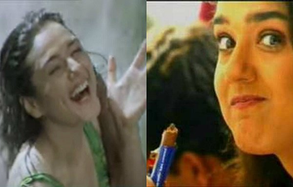Preity Zinta in Perk and Liril Ads
