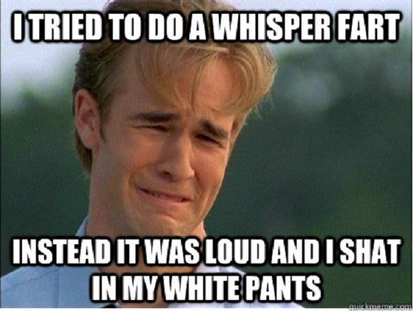 White pants during periods