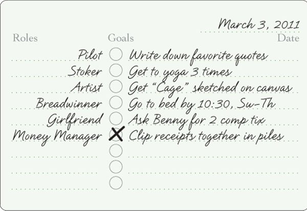 Make a Roadmap for the Upcoming Week