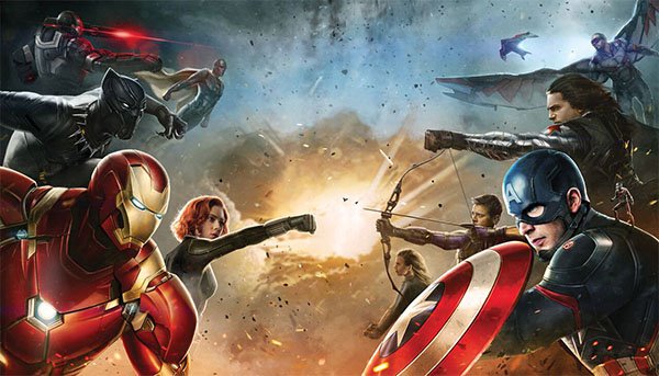 Team Iron Man Vs. Team Cap