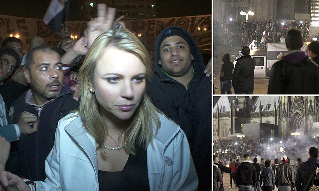 CBS Correspondent Lara Logan in Cairos Tahrir Square moments be