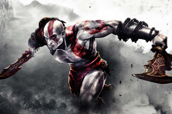 The rage of Kratos