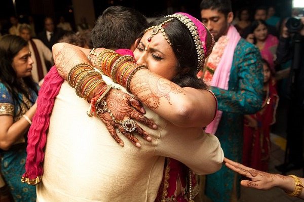 Hindu wedding ritual - bidaai