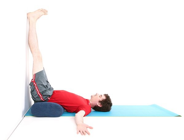 Legs up the wall to keep lower back pain in check