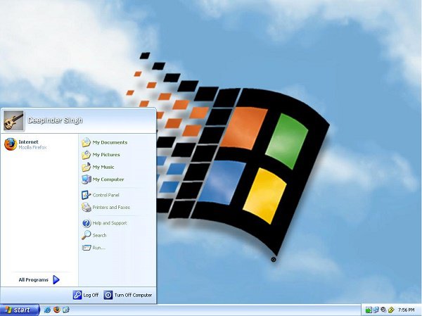 Windows 98! Guaranteed to give heart attack to any Tech-age person