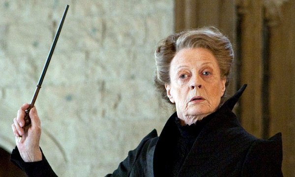 Maggie Smith as Minerva McGonagall in Harry Potter