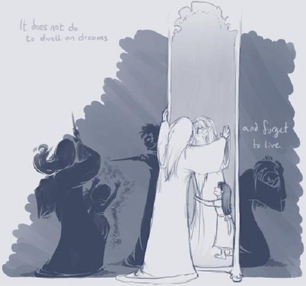 Albus Dumbledore & the Mirror of Erised