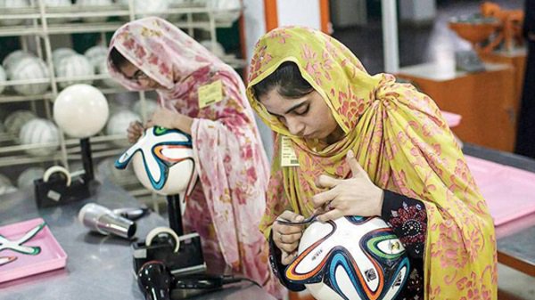 Majority of Footballs are made in Pakistan