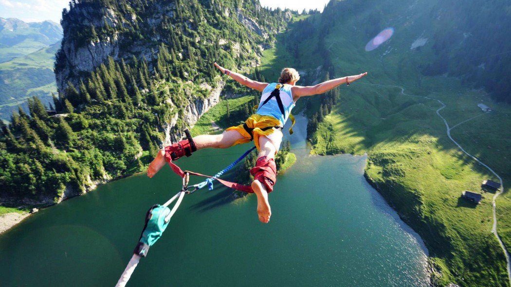 Go bungee jumping