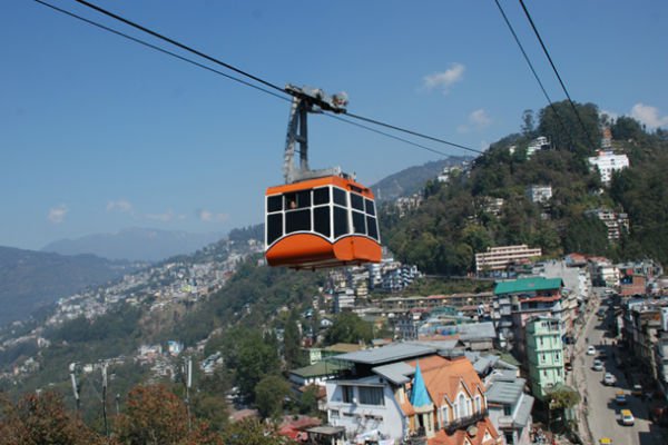 Cable ride in Mussoorie 