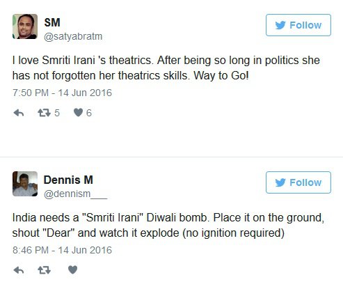 #DearSmriti9
