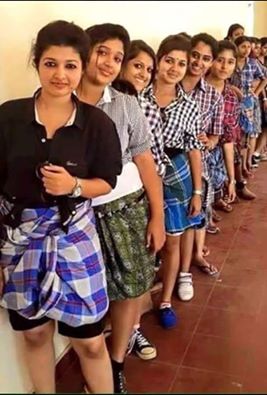 Kerala Girls Lungi