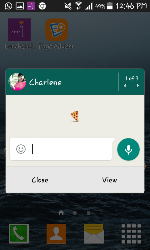 Pop up chat.