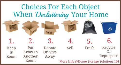 how-to-declutter-choices-collage