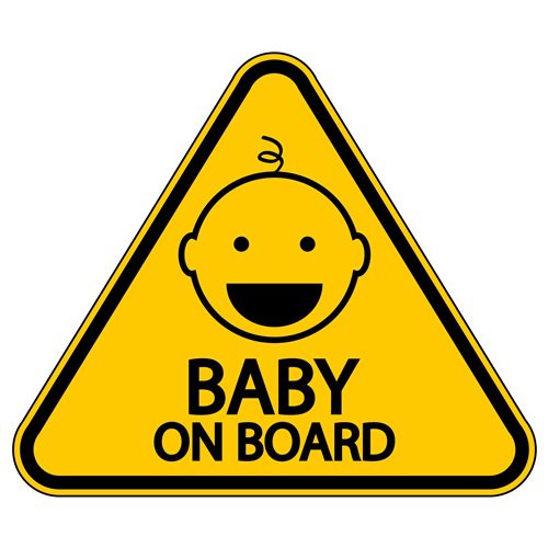 Baby on board sign