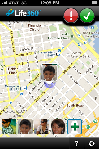 Track your family with it.