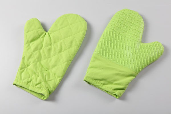 Use clean oven mitts to make germ free food 