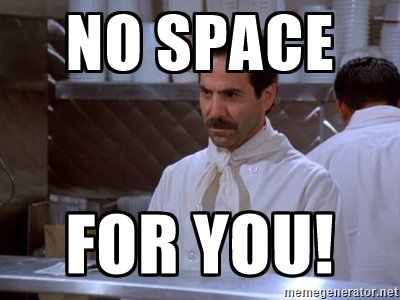 Seriously though, tell them.