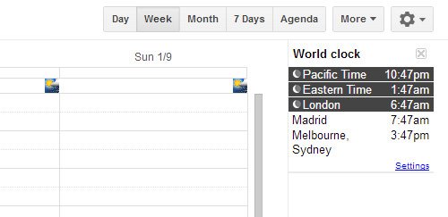 World Clock
