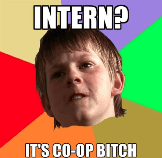 Dont tak about internships please.