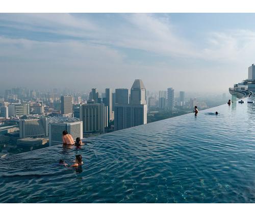 Amazing View of World’s Highest Infinity Swimming Pool