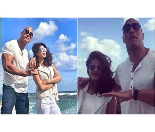 Dwayne Johnson aka The Rock Welcomes Priyanka Chopra To 'Baywatch'