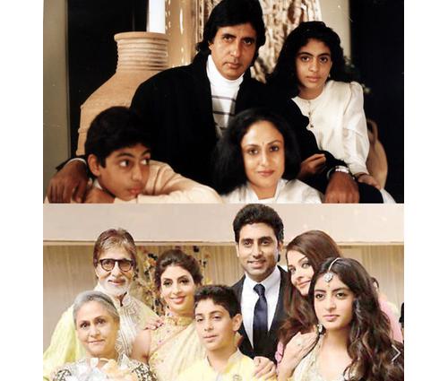 Then And Now Family Pictures of Bollywood Stars