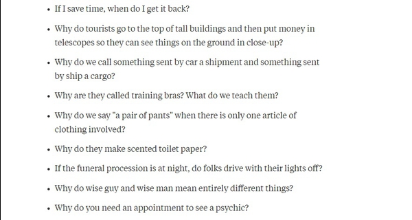 Stupid Questions People Ask on Quora – And Some Funny Answers